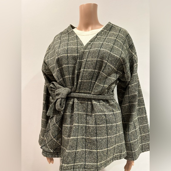 I. Magnin & Co Vintage Reversible Wool Jacket - Picture 3 of 9